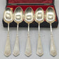 Antikes Besteck Set 5 versilberte Löffel von Arthur Ironmonger