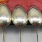 Antikes Besteck Set 5 versilberte Löffel von Arthur Ironmonger