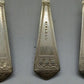 Antikes Besteck Set 5 versilberte Löffel von Arthur Ironmonger