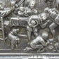 Antike Reliefplatte aus Kunstguss– Rustikale Wirtshausszene im Barockstil