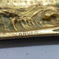 Antiker Messing „Anvers“ Aschenbecher – Maritimes Titanic Relief-Design
