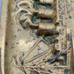 Antiker Messing „Anvers“ Aschenbecher – Maritimes Titanic Relief-Design