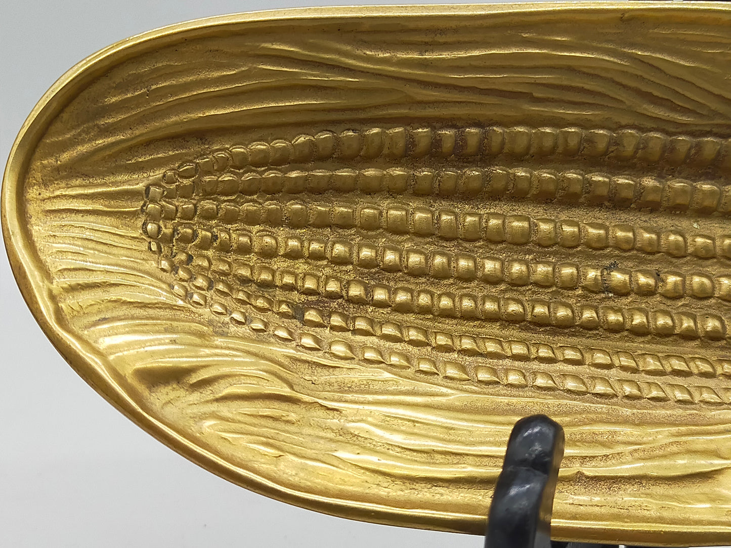 Vintage Messing Schale in Maiskolben Design – Rustikale Deko
