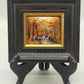 Limoges Emaille Kunst von Pierre Bonnet – Miniatur Herbstlandschaft