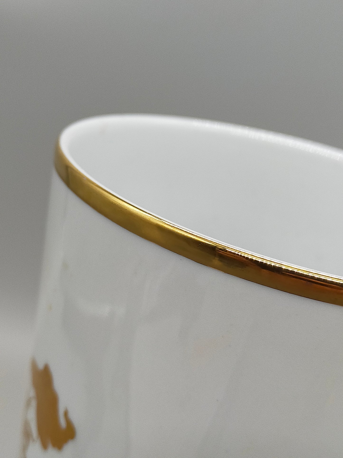 Porzellan Vase PMR Bavaria Jäger & Co. – Golddekor & Blumendesign