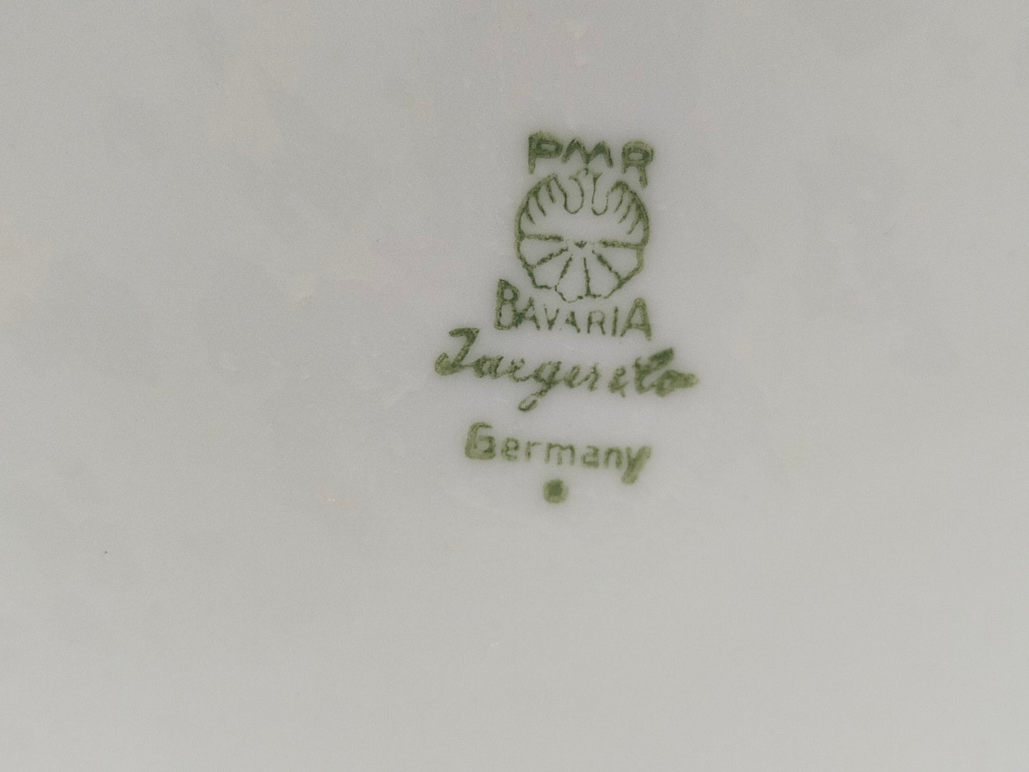 Porzellan Vase PMR Bavaria Jäger & Co. – Golddekor & Blumendesign
