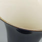 Lindner Kueps Bavaria Echt Cobalt Vase – Goldene Spitze & Blumendekor