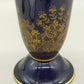 Lindner Kueps Bavaria Echt Cobalt Vase – Goldene Spitze & Blumendekor