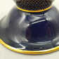 Lindner Kueps Bavaria Echt Cobalt Vase – Goldene Spitze & Blumendekor