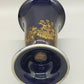 Lindner Kueps Bavaria Echt Cobalt Vase – Goldene Spitze & Blumendekor