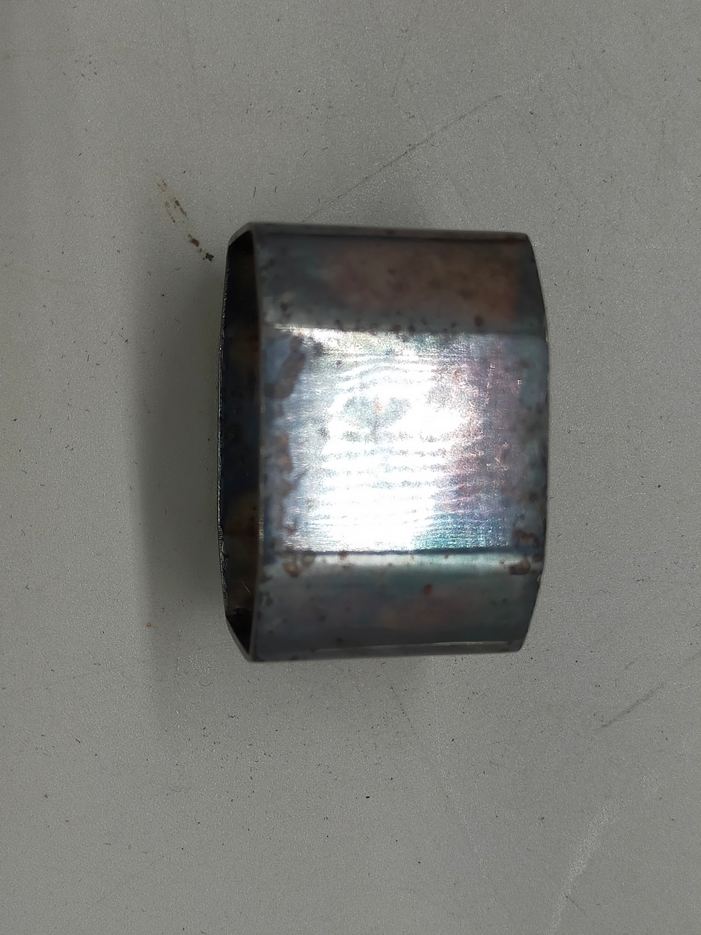 Vintage Elldee Serviettenring Metall Blanc – Klassisches Design