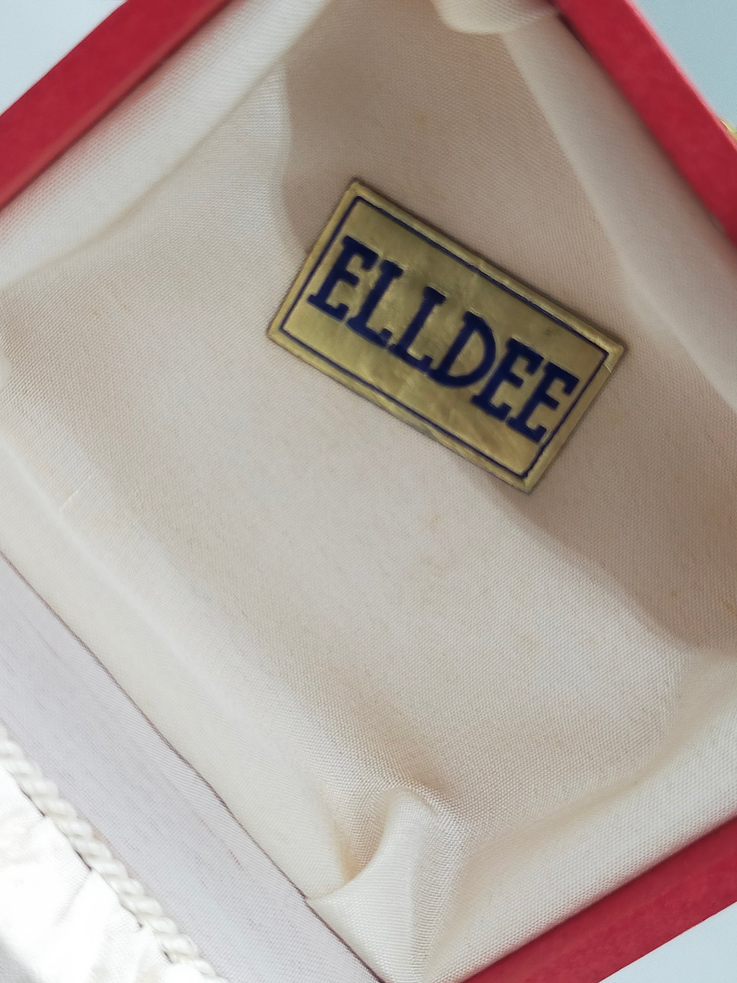 Vintage Elldee Serviettenring Metall Blanc – Klassisches Design