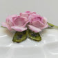 Ludwigsburg Porzellan Dose – Antike Prunkdose mit Rosen-Relief