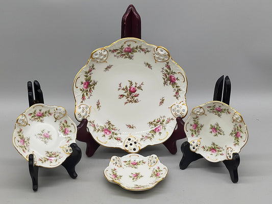 Rosenthal Classic Rose Schalen Set – Elegantes Blumendesign mit Durchbruch