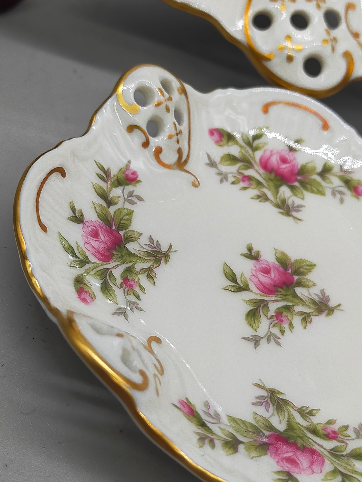 Rosenthal Classic Rose Schalen Set – Elegantes Blumendesign mit Durchbruch