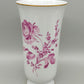 Elegante Ludwigsburg Porzellan Vase – Purpur Rose mit Goldrand