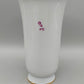 Elegante Ludwigsburg Porzellan Vase – Purpur Rose mit Goldrand