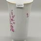 Elegante Ludwigsburg Porzellan Vase – Purpur Rose mit Goldrand