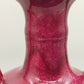 Antike Drachen-Vase in Purpurrot – Chinesischer Stil mit Doppelgriff