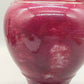 Antike Drachen-Vase in Purpurrot – Chinesischer Stil mit Doppelgriff