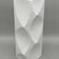 Lorenz Hutschenreuther Porzellan Vase – Weißes Relief Design von Hans Achtziger