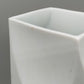 Lorenz Hutschenreuther Porzellan Vase – Weißes Relief Design von Hans Achtziger