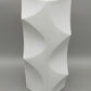 Lorenz Hutschenreuther Porzellan Vase – Weißes Relief Design von Hans Achtziger