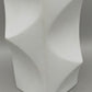 Lorenz Hutschenreuther Porzellan Vase – Weißes Relief Design von Hans Achtziger