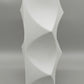 Lorenz Hutschenreuther Porzellan Vase – Weißes Relief Design von Hans Achtziger