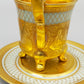 Prunkvolles 4er Set Espresso Tassen mit Untersetzern – D&W Porzellan