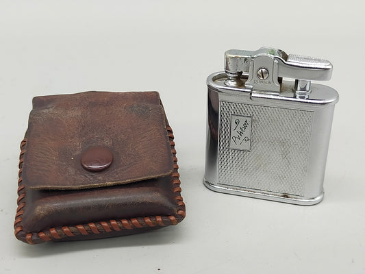Vintage Ronson Whirlwind Feuerzeug – Klassik mit Lederetui