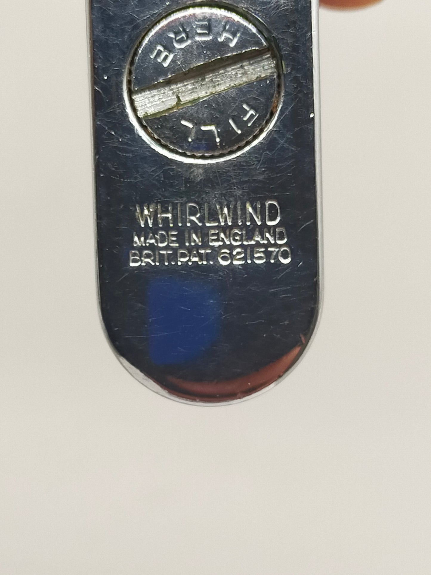 Vintage Ronson Whirlwind Feuerzeug – Klassik mit Lederetui