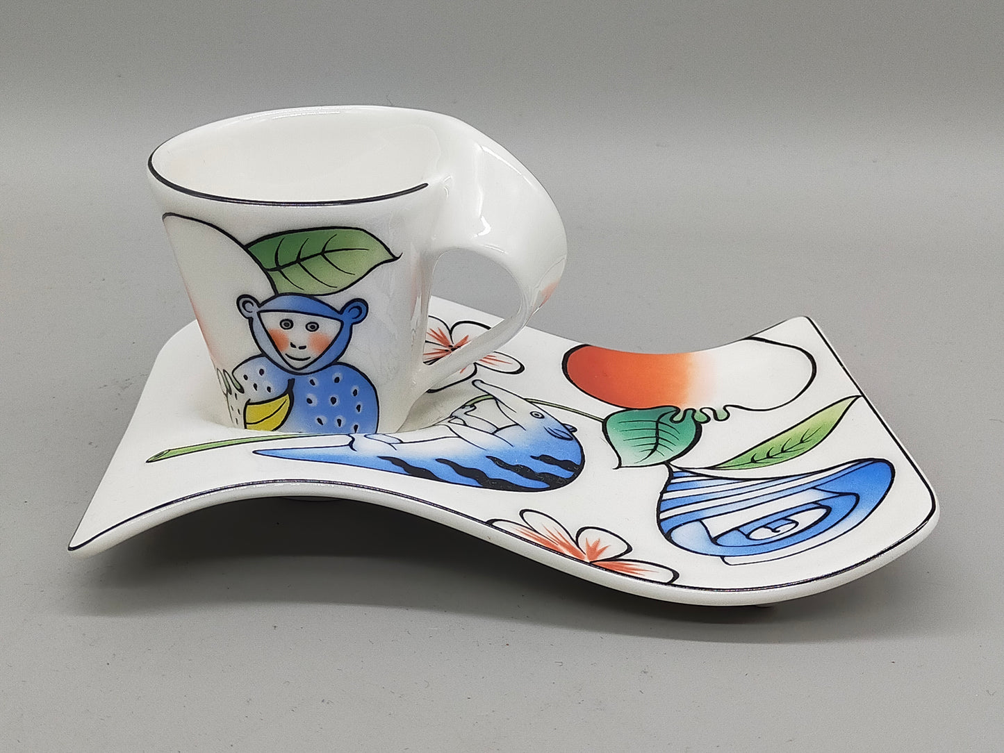 Villeroy & Boch New Wave Caffè Jungle Espresso Set – Exotisches Design
