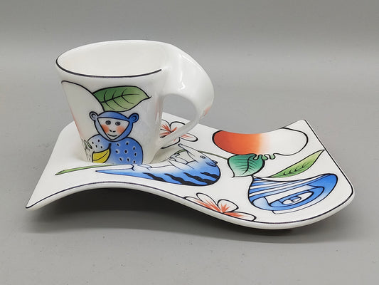 Villeroy & Boch New Wave Caffè Jungle Espresso Set – Exotisches Design