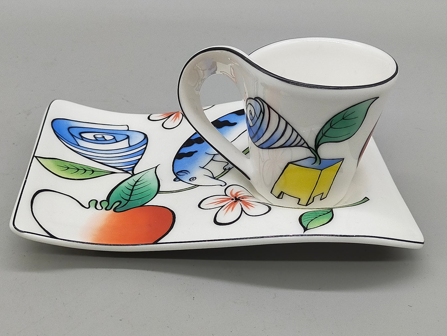 Villeroy & Boch New Wave Caffè Jungle Espresso Set – Exotisches Design