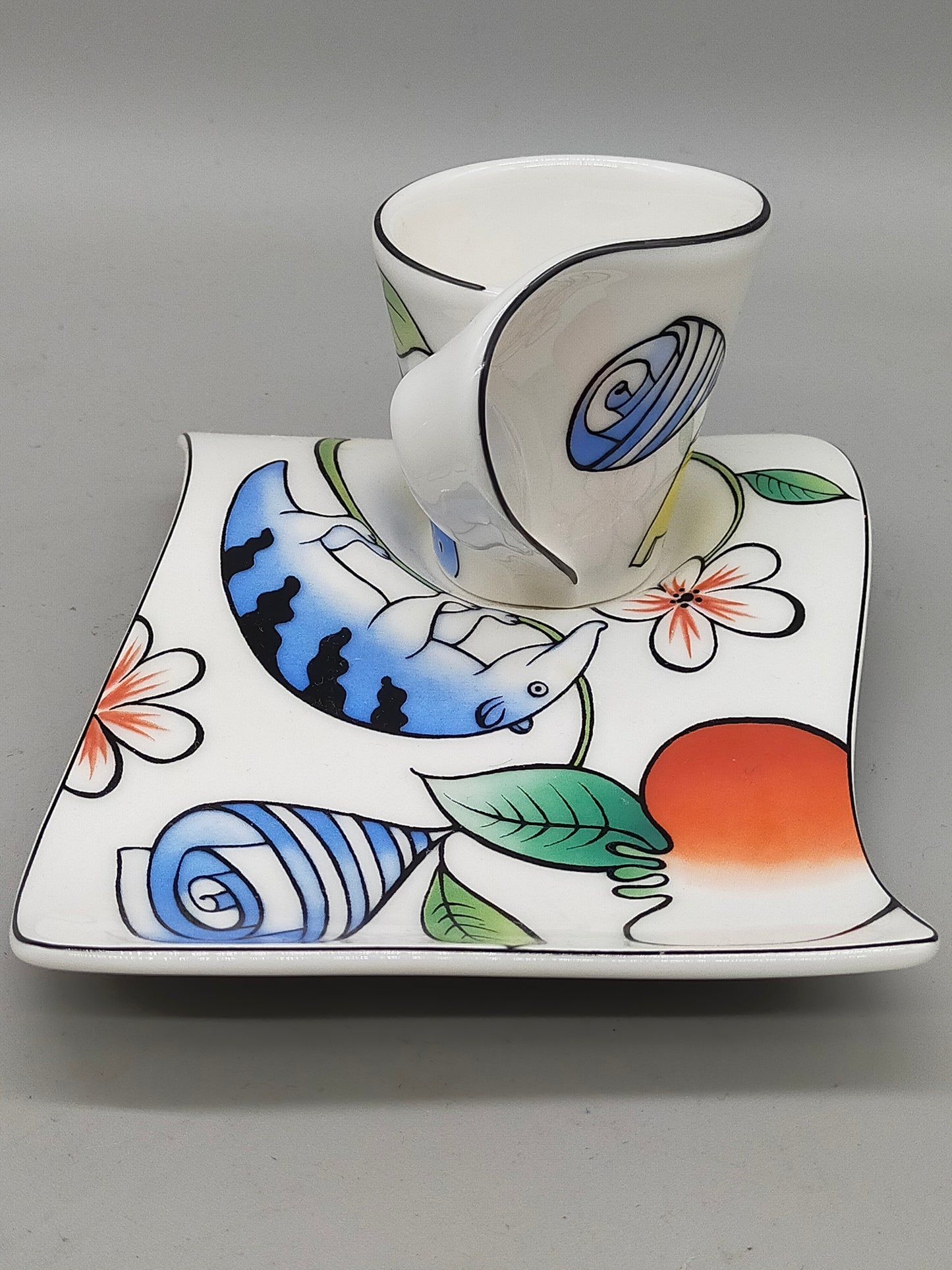 Villeroy & Boch New Wave Caffè Jungle Espresso Set – Exotisches Design