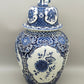Prachtvolle Delfts - Royal Sphinx Maastricht Vase – Blau Dekor
