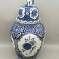Prachtvolle Delfts - Royal Sphinx Maastricht Vase – Blau Dekor