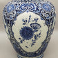 Prachtvolle Delfts - Royal Sphinx Maastricht Vase – Blau Dekor