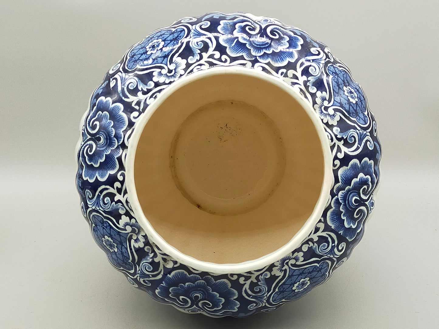 Prachtvolle Delfts - Royal Sphinx Maastricht Vase – Blau Dekor