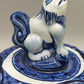 Prachtvolle Delfts - Royal Sphinx Maastricht Vase – Blau Dekor