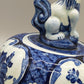 Prachtvolle Delfts - Royal Sphinx Maastricht Vase – Blau Dekor