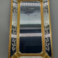 Prachtvoller Murano Glas Wandspiegel – Goldfarbenes Design im Barock-Stil