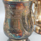 6er Set Versilberte Becher – Vintage Design mit Filigraner Gravur
