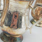 6er Set Versilberte Becher – Vintage Design mit Filigraner Gravur