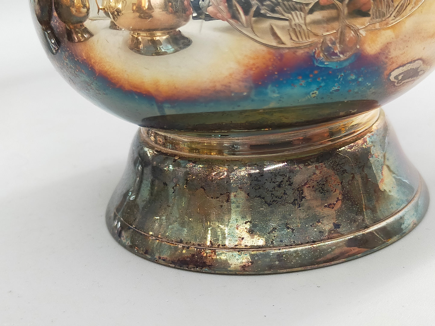 6er Set Versilberte Becher – Vintage Design mit Filigraner Gravur