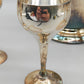 Edles Versilbertes Set: Großer Krug & 6 Kelche – Vintage Charme