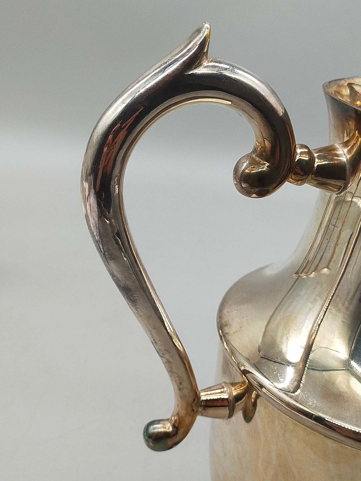 Edles Versilbertes Set: Großer Krug & 6 Kelche – Vintage Charme