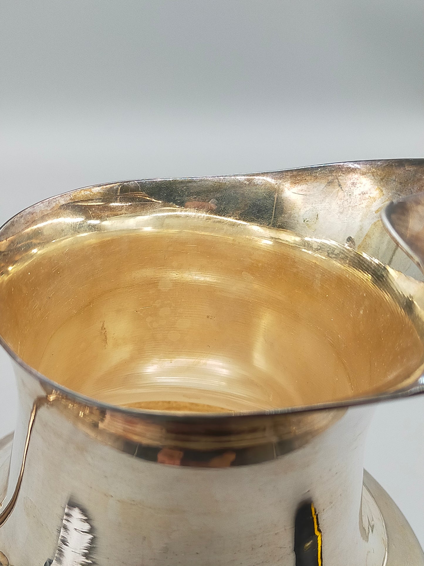 Edles Versilbertes Set: Großer Krug & 6 Kelche – Vintage Charme