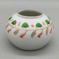 Edle Ludwigsburg Porzellan Vase – Florales Dekor & Goldrand